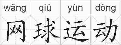 网球运动的拼音