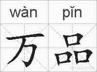 万品的拼音