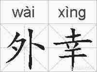 外幸的拼音