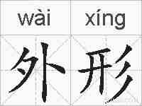 外形的拼音