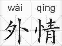 外情的拼音
