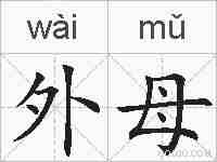 外母的拼音