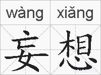 妄想的拼音