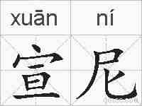 宣尼的拼音