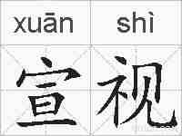 宣视的拼音