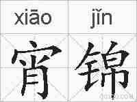宵锦的拼音