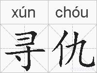 寻仇的拼音