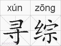 寻综的拼音