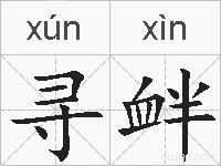 寻衅的拼音