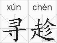 寻趁的拼音