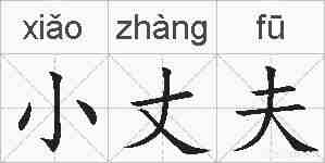 小丈夫的拼音