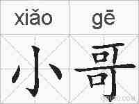 小哥的拼音