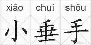 小垂手的拼音