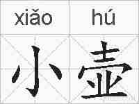 小壶的拼音