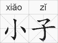 小子的拼音