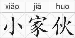 小家伙的拼音