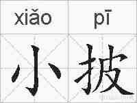 小披的拼音