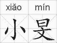 小旻的拼音