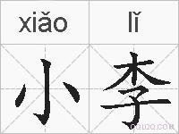小李的拼音