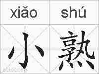 小熟的拼音