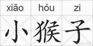 小猴子的拼音