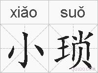 小琐的拼音