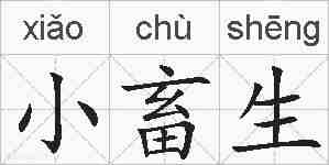 小畜生的拼音