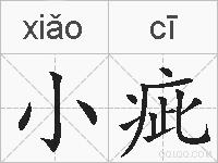 小疵的拼音