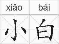 小白的拼音
