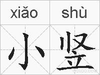 小竖的拼音
