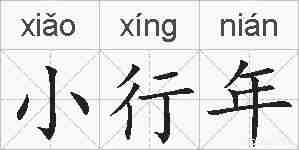小行年的拼音