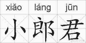 小郎君的拼音