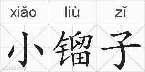 小镏子的拼音