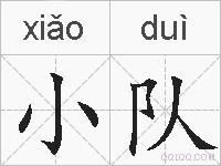 小队的拼音