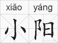 小阳的拼音