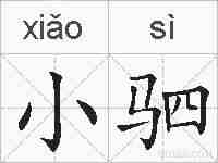 小驷的拼音