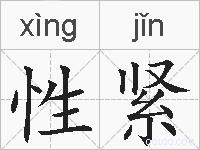 性紧的拼音
