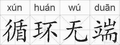 循环无端的拼音