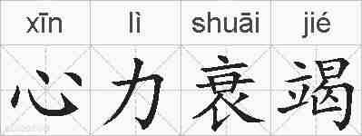 心力衰竭的拼音