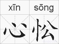 心忪的拼音