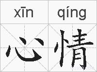 心情的拼音