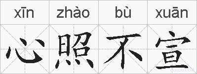 心照不宣的拼音