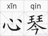 心琴的拼音