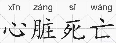 心脏死亡的拼音