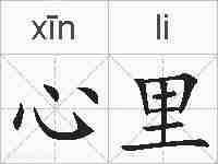 心里的拼音