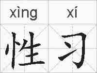 性习的拼音