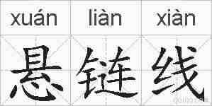 悬链线的拼音
