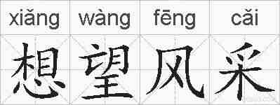 想望风采的拼音