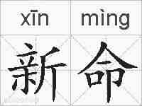 新命的拼音
