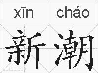 新潮的拼音